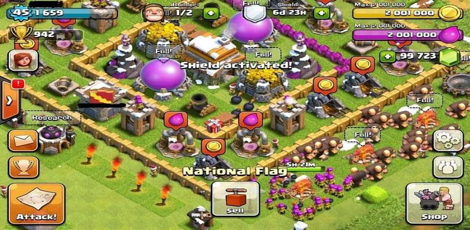 Lợi ích khi sử dụng Clash of Clans Mod 