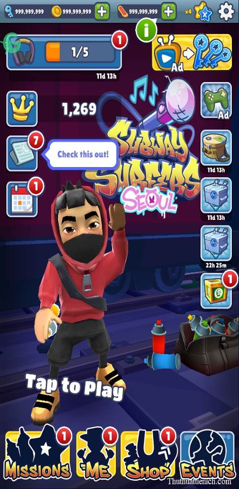 Sự Hấp Dẫn của Subway Surfers MOD APK