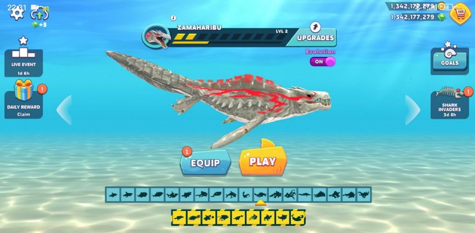 Tổng quan về Hungry Shark World MOD