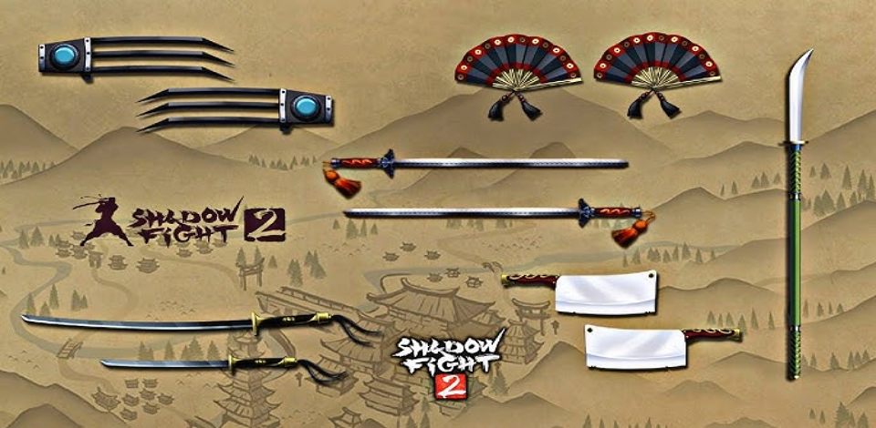 Vũ khí và Trang Phục Trong Shadow Fight 2 MOD