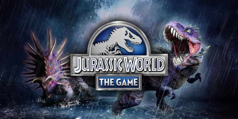 Giao diện game Jurassic World The Game với các tính năng mở khóa đầy đủ và vô hạn tiền.