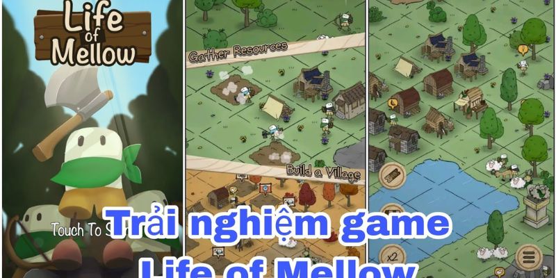 Đồ họa tươi sáng trong Life of Mellow Mod APK giúp trải nghiệm chơi game thêm phần thú vị