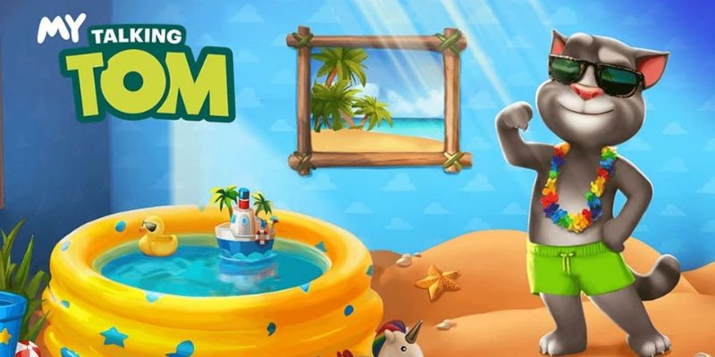 Giao diện game My Talking Tom MOD APK với tính năng vô hạn tiền và kim cương