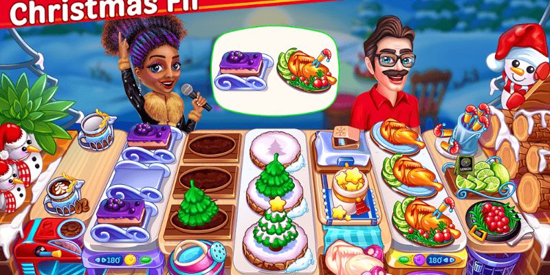 Cài đặt và trải nghiệm Christmas Cooking Mod APK với tính năng vô hạn tiền.