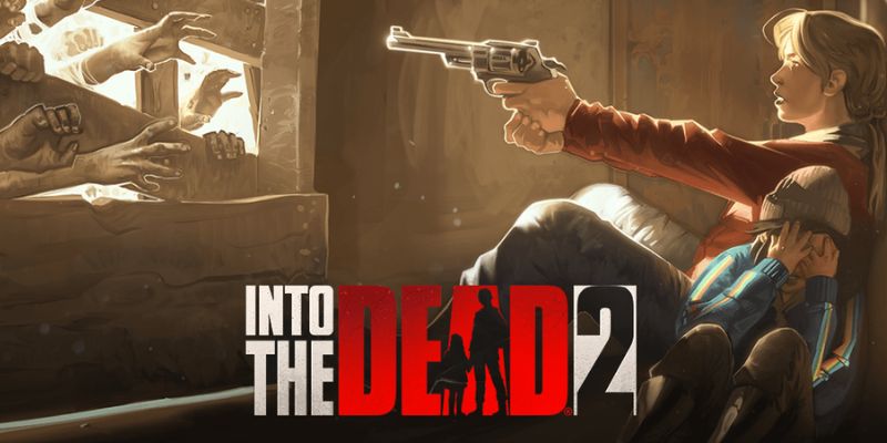 Giao diện game Into The Dead 2 với súng và các trang bị mạnh mẽ