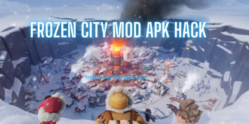 Khám phá các vùng đất băng tuyết trong Frozen City MOD APK.