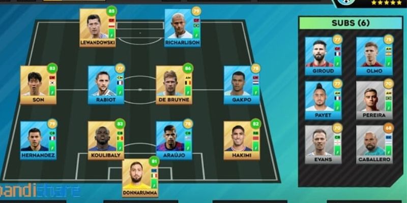 Cài đặt và chơi Dream League Soccer 2023 MOD APK với các tính năng đã được mở khóa