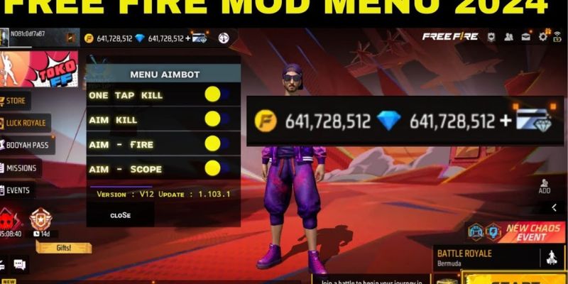 Cài đặt và trải nghiệm Free Fire MOD APK với các tính năng hack đầy đủ