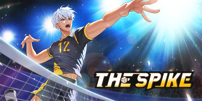 Giao diện trong game The Spike với các cầu thủ mạnh mẽ và tính năng hấp dẫn